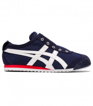 Kids' Onitsuka Tiger Mexico 66 Slip-On Mexico 66 Navy / White | 42083-SIJF