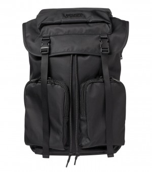 Men's Onitsuka Tiger Back Pack Bags Black | 16093-ETRO