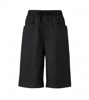 Men's Onitsuka Tiger Cropped Pants Black | 74190-JSQM