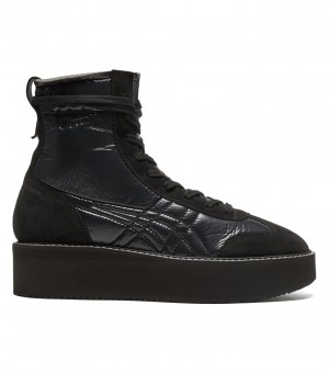 Men's Onitsuka Tiger Delegation Chunk Boot Boots Black | 74631-ZTKF