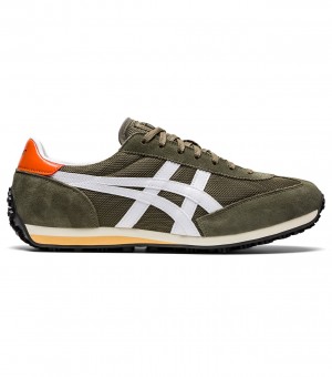 Men's Onitsuka Tiger Edr 78 Sneakers Green / White | 95670-ZSHT