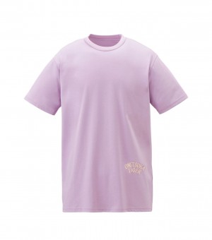 Men's Onitsuka Tiger Graphic T Shirts Lavender | 08951-WRGM