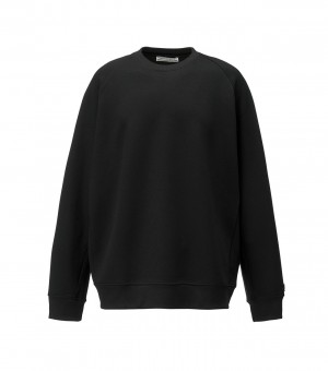 Men's Onitsuka Tiger Ls Tops Black | 03295-IZDJ