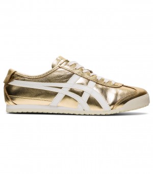 Men's Onitsuka Tiger Mexico 66 Mexico 66 Gold | 02593-NFJD