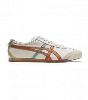 Men's Onitsuka Tiger Mexico 66 Mexico 66 Cream / Orange | 29768-OJZW