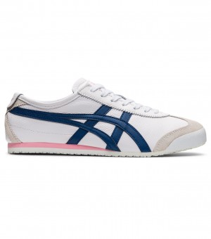 Men's Onitsuka Tiger Mexico 66 Mexico 66 White / Blue | 68492-RFZU