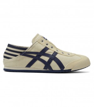 Men's Onitsuka Tiger Mexico 66 Paraty Mexico 66 Beige / Navy | 58936-MZIE