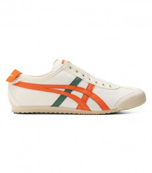 Men's Onitsuka Tiger Mexico 66 Slip-On Mexico 66 Cream / Pink | 82357-ZBHU