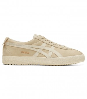 Men's Onitsuka Tiger Mexico Delegation Low Tops Light Yellow / Cream | 04728-FRQY