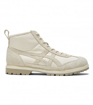 Men's Onitsuka Tiger Mexico Rinkan High Tops Beige | 02768-PDQK