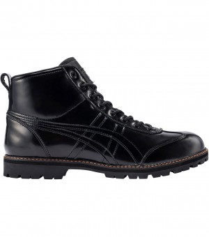 Men's Onitsuka Tiger Mexico Rinkan High Tops Black | 05734-XOEZ