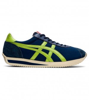 Men's Onitsuka Tiger Moal 77 Nm Sneakers Navy / Light Green | 58064-RXZB