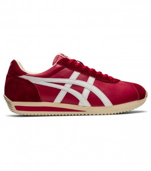 Men's Onitsuka Tiger Moal 77 Nm Sneakers Red / White | 64097-YMRH