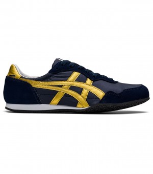 Men's Onitsuka Tiger Serrano Sneakers Gold | 69078-XOFS