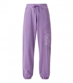 Men's Onitsuka Tiger Sweat Pants Lavender | 74031-DIQZ