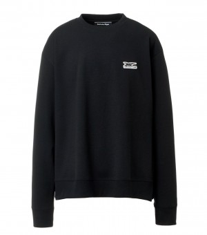 Men's Onitsuka Tiger Sweatshirts Black | 28356-MPDR