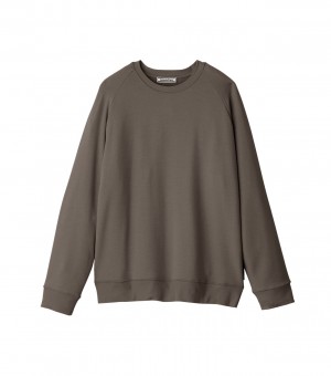 Men's Onitsuka Tiger Sweatshirts Grey | 96372-RHWJ