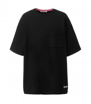 Men's Onitsuka Tiger T Shirts Black | 36951-DGWX