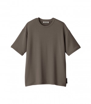 Men's Onitsuka Tiger T Shirts Grey | 54689-ETRA