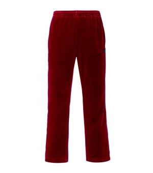 Men's Onitsuka Tiger Track Pants Red | 70243-TQMK