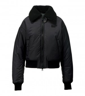 Men's Onitsuka Tiger Ws Blouson Jackets Black | 36497-TQZW