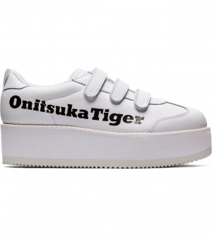 Women's Onitsuka Tiger Delegation Chunk W Slip Ons White / Black | 17963-YNFC