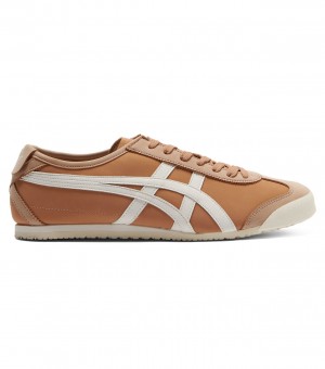 Women's Onitsuka Tiger Mexico 66 Mexico 66 Brown Red / Cream | 84597-JZRB