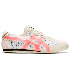 Women's Onitsuka Tiger Mexico 66 Mexico 66 Cream / Orange Coral | 63871-LWOC