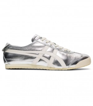 Women's Onitsuka Tiger Mexico 66 Mexico 66 Silver | 61738-HDAK