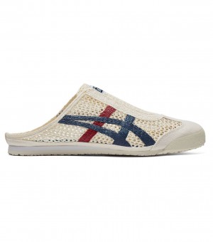 Women's Onitsuka Tiger Mexico 66 Sabot Mexico 66 Cream / Blue | 79056-RNYQ