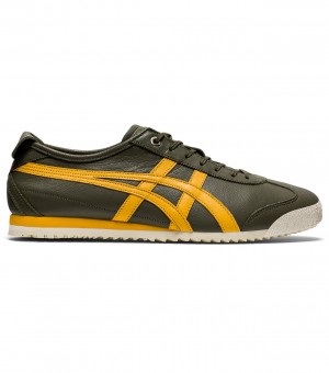 Women's Onitsuka Tiger Mexico 66 Sd Mexico 66 Green / Yellow | 98354-XAGV