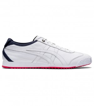 Women's Onitsuka Tiger Mexico 66 Sd Mexico 66 White / Navy | 65708-YJBL