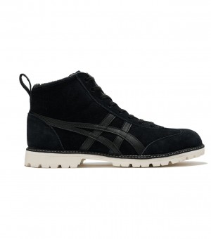 Women's Onitsuka Tiger Mexico Rinkan High Tops Black | 73504-FZQA