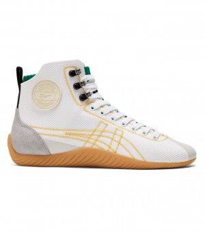 Women's Onitsuka Tiger Sclaw Mt High Tops White / Yellow | 28901-VLBA