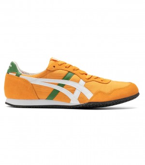 Women's Onitsuka Tiger Serrano Low Tops Orange / White | 81564-OSYP