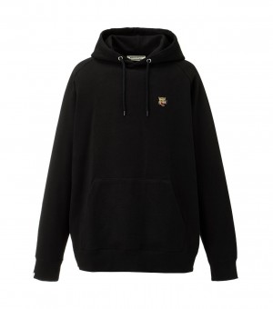 Women's Onitsuka Tiger Sweat Hoodie Black | 36108-GRCJ