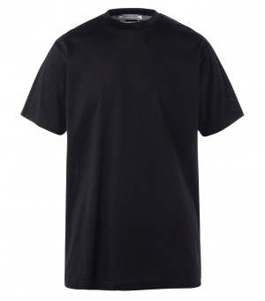 Women's Onitsuka Tiger T Shirts Black | 61374-FKQN