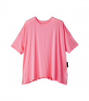 Women's Onitsuka Tiger T Shirts Pink | 69257-QCDH