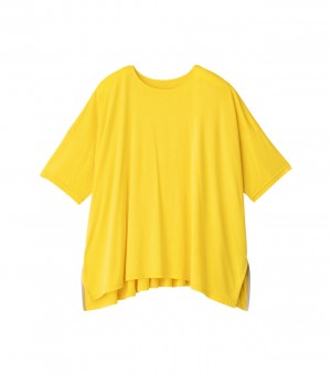 Women's Onitsuka Tiger T Shirts Yellow | 06259-BSPY