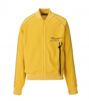 Women's Onitsuka Tiger Track Tops Yellow | 90136-MERL