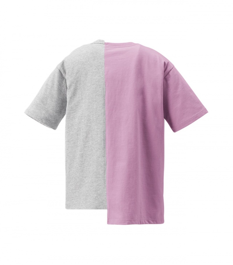 Kids' Onitsuka Tiger Graphic T Shirts Lavender / Grey | 21509-STBR