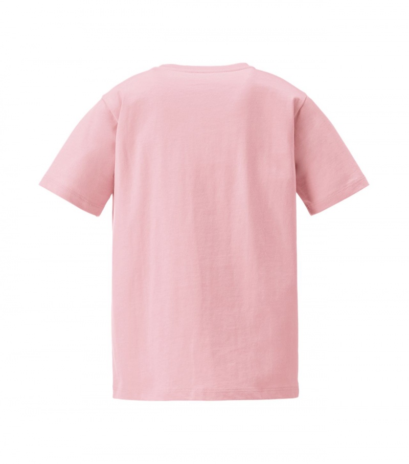 Kids' Onitsuka Tiger Graphic T Shirts Light Pink | 57601-PCAU