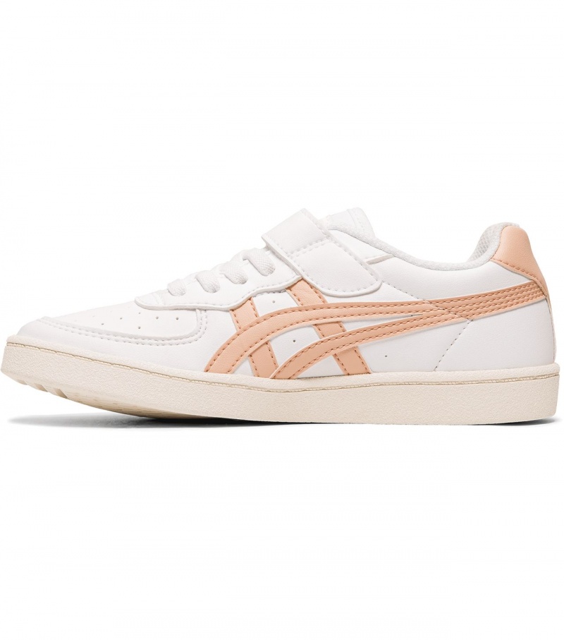 Kids' Onitsuka Tiger Gsm Sneakers White / Turquoise | 93410-CLUE