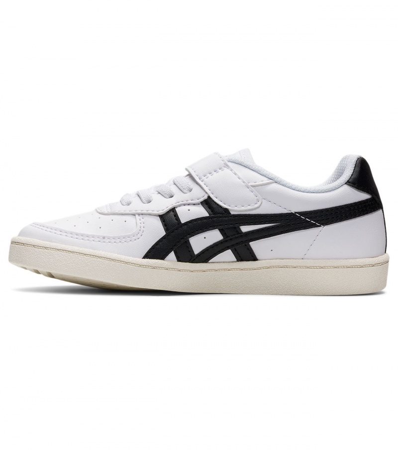 Kids' Onitsuka Tiger Gsm Sneakers White / Black | 89021-FQDL