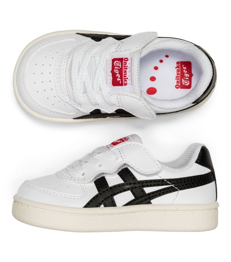 Kids' Onitsuka Tiger Gsm Sneakers White / Black | 24657-CXDT