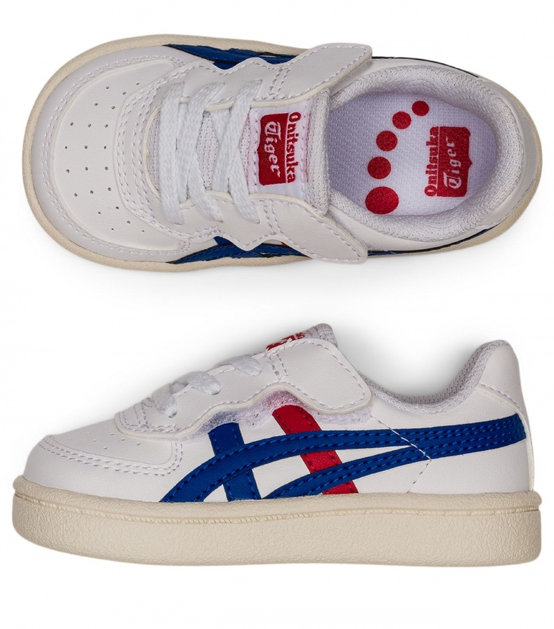 Kids' Onitsuka Tiger Gsm Sneakers White / Royal | 19874-MFVG