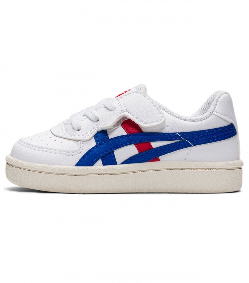 Kids' Onitsuka Tiger Gsm Sneakers White / Royal | 19874-MFVG