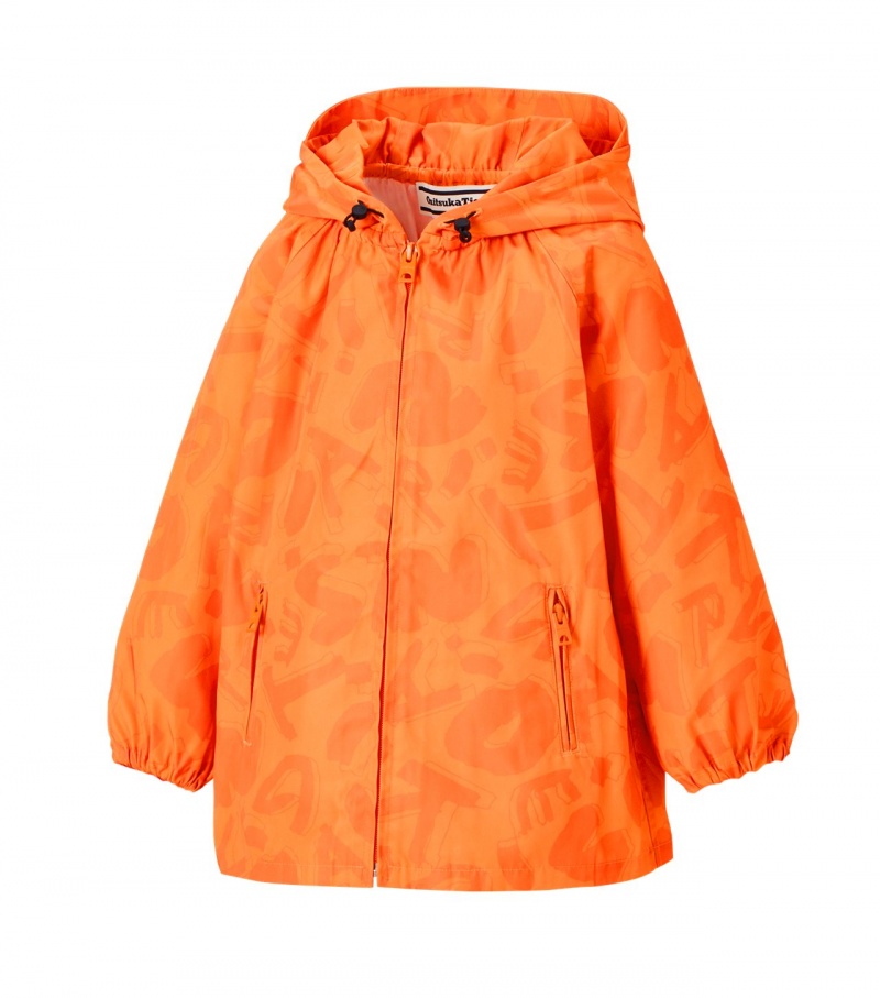 Kids' Onitsuka Tiger Hoodie Orange | 40382-GWHJ