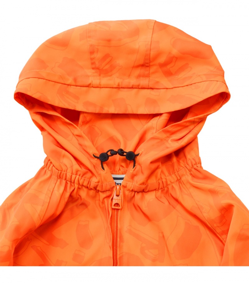 Kids' Onitsuka Tiger Hoodie Orange | 40382-GWHJ