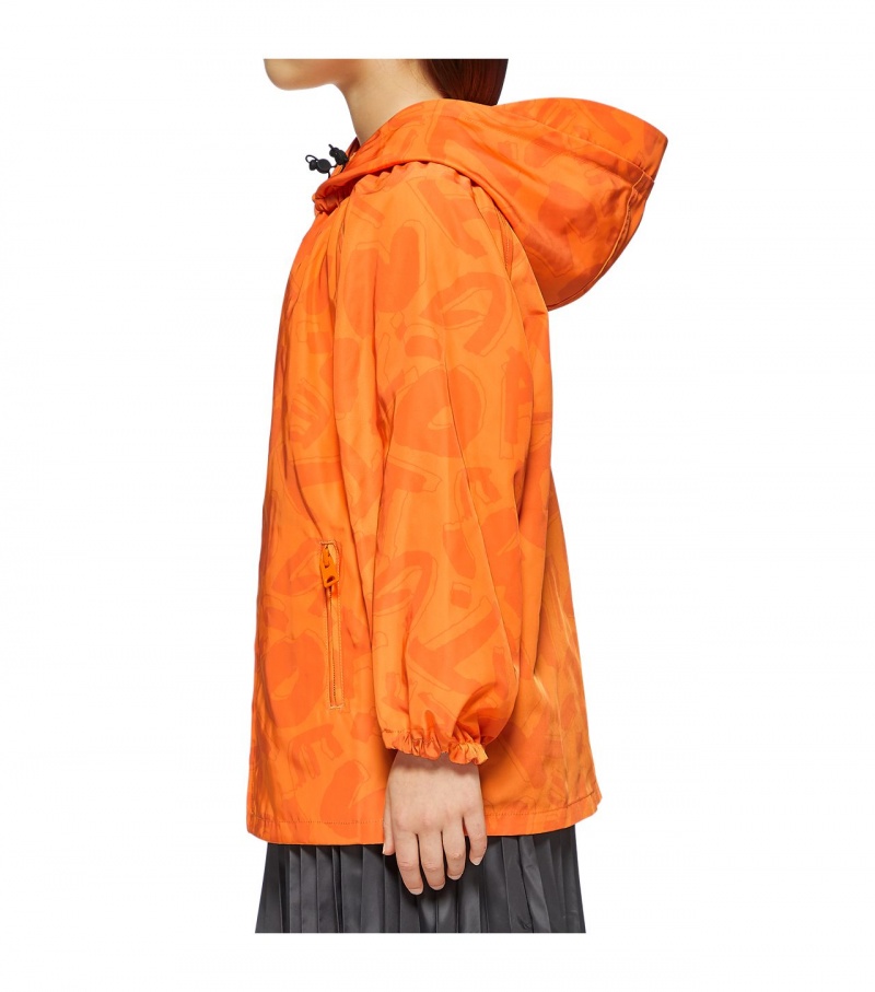 Kids' Onitsuka Tiger Hoodie Orange | 40382-GWHJ